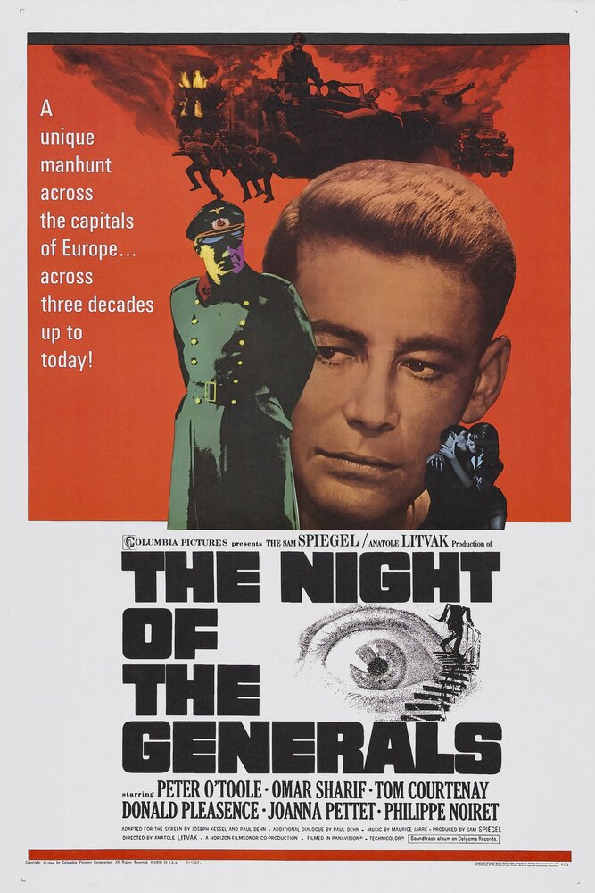 Ночь генералов (1966) постер