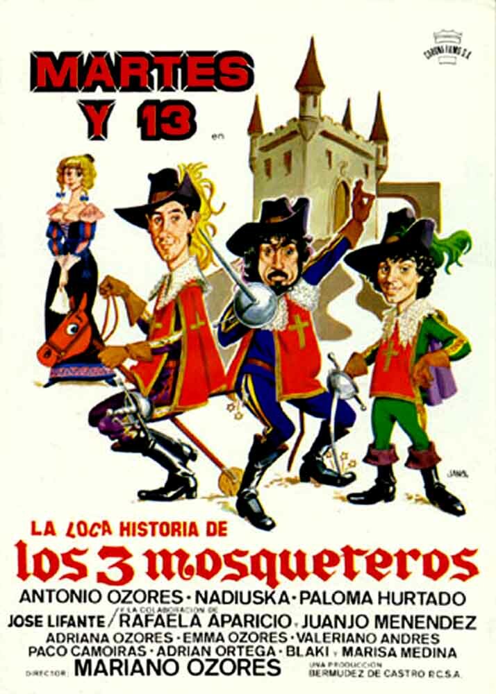 Безумная история трёх мушкетёров (1983) постер