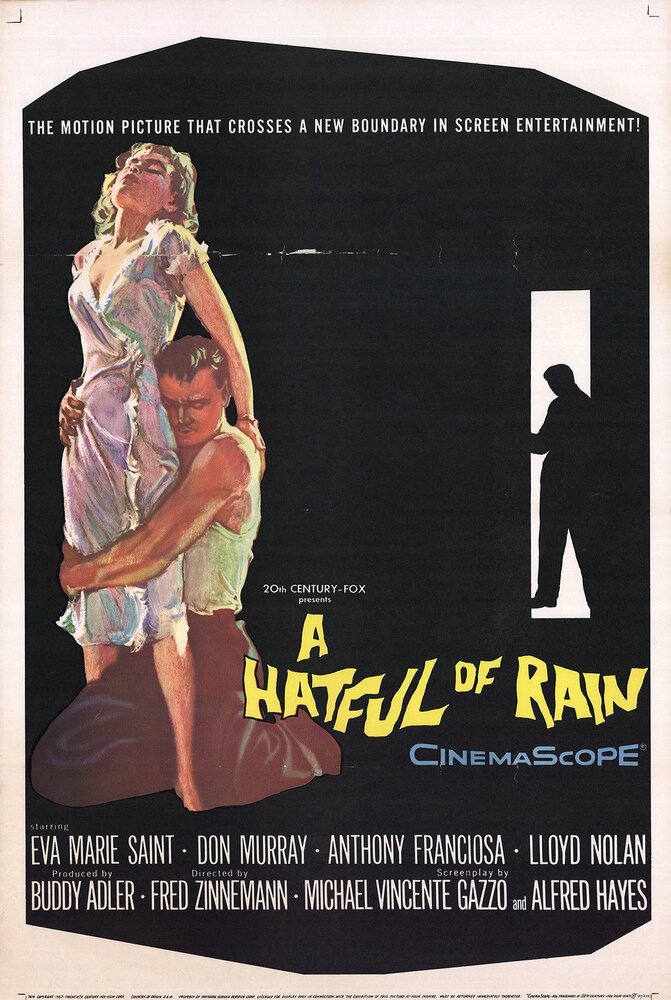 Шляпа, полная дождя (1957) постер